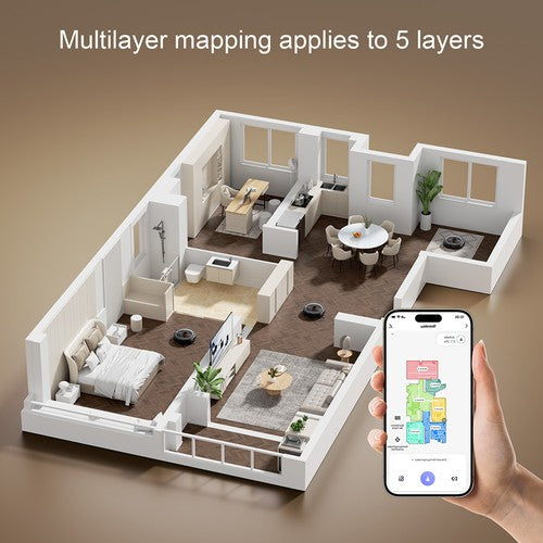 Teendow D10S robotizētais putekļsūcējs ar LDS viedās navigācijas sistēmu