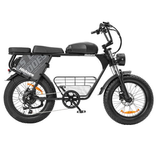 Hidoes B9 elektriskais velosipēds, 750 W motors, 48 V 18,2 Ah + 15,6 Ah dubults akumulators