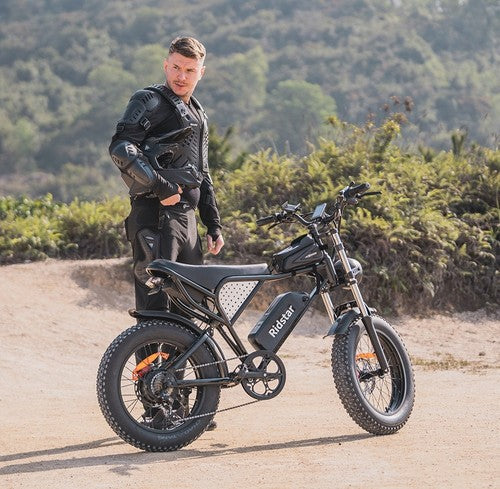 Ridstar Q20 elektriskais velosipēds 1000W 48V 20Ah