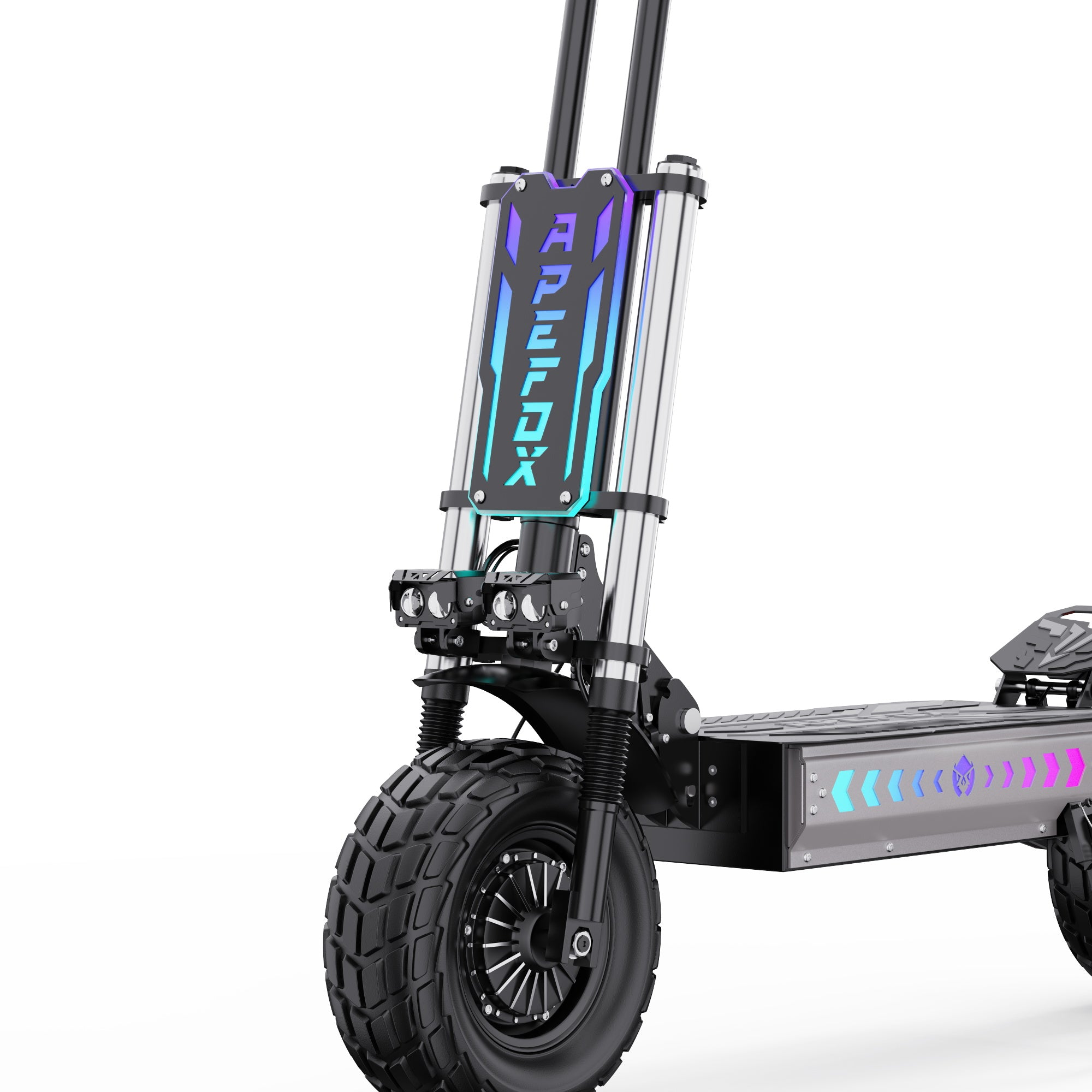 APEFOX T90 elektriskais skrejritenis, 2100W *2 motori, 60V 31,2Ah