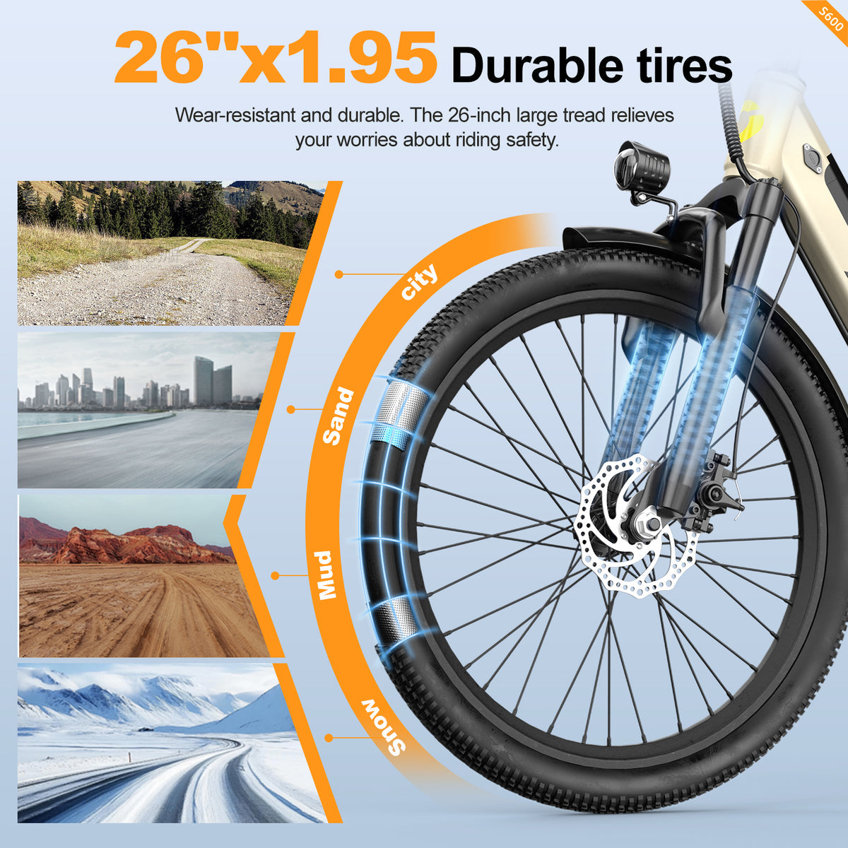 Aairsk S600 elektriskais velosipēds 250W