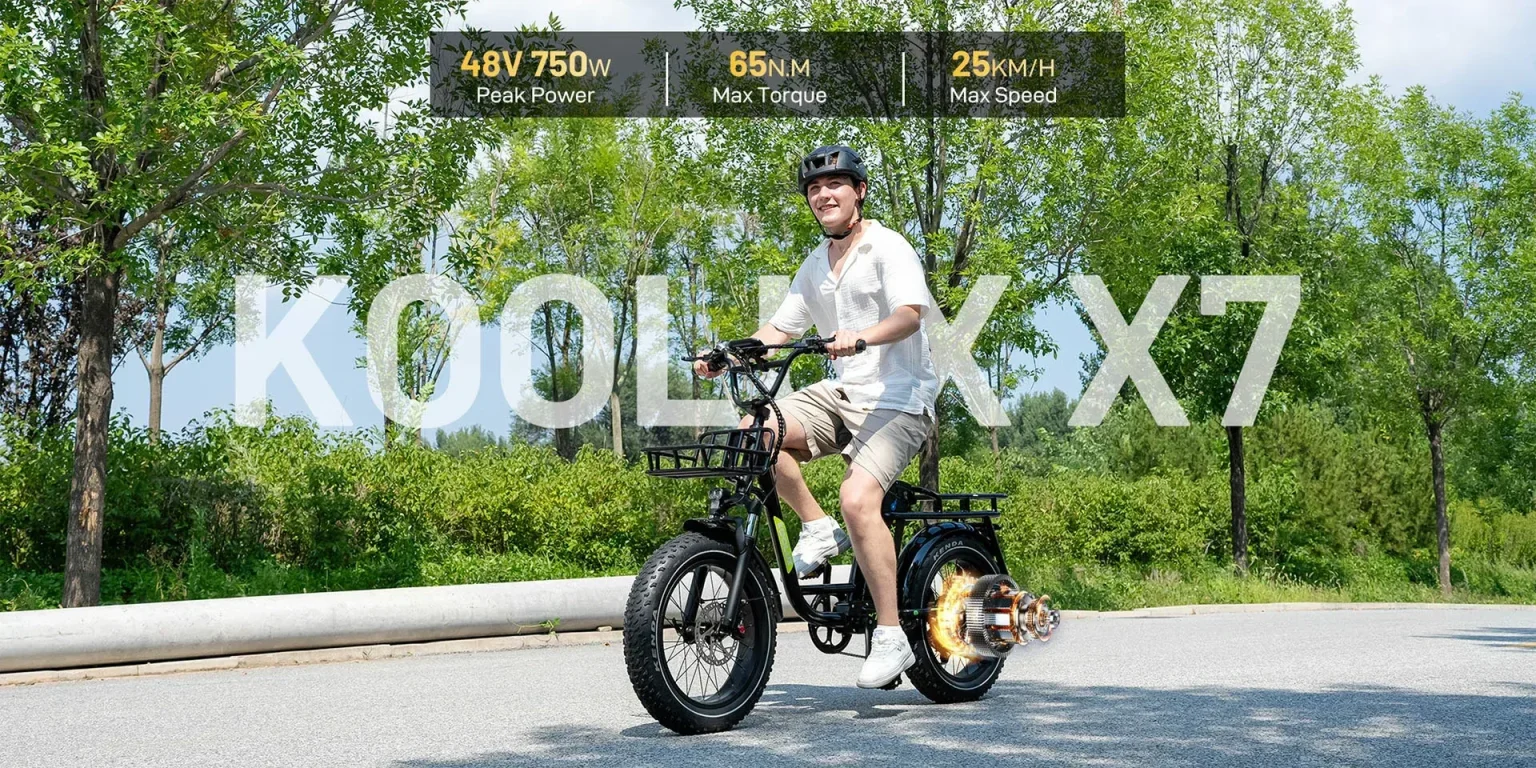 KOOLUX X7 elektriskais velosipēds 750W 25Ah