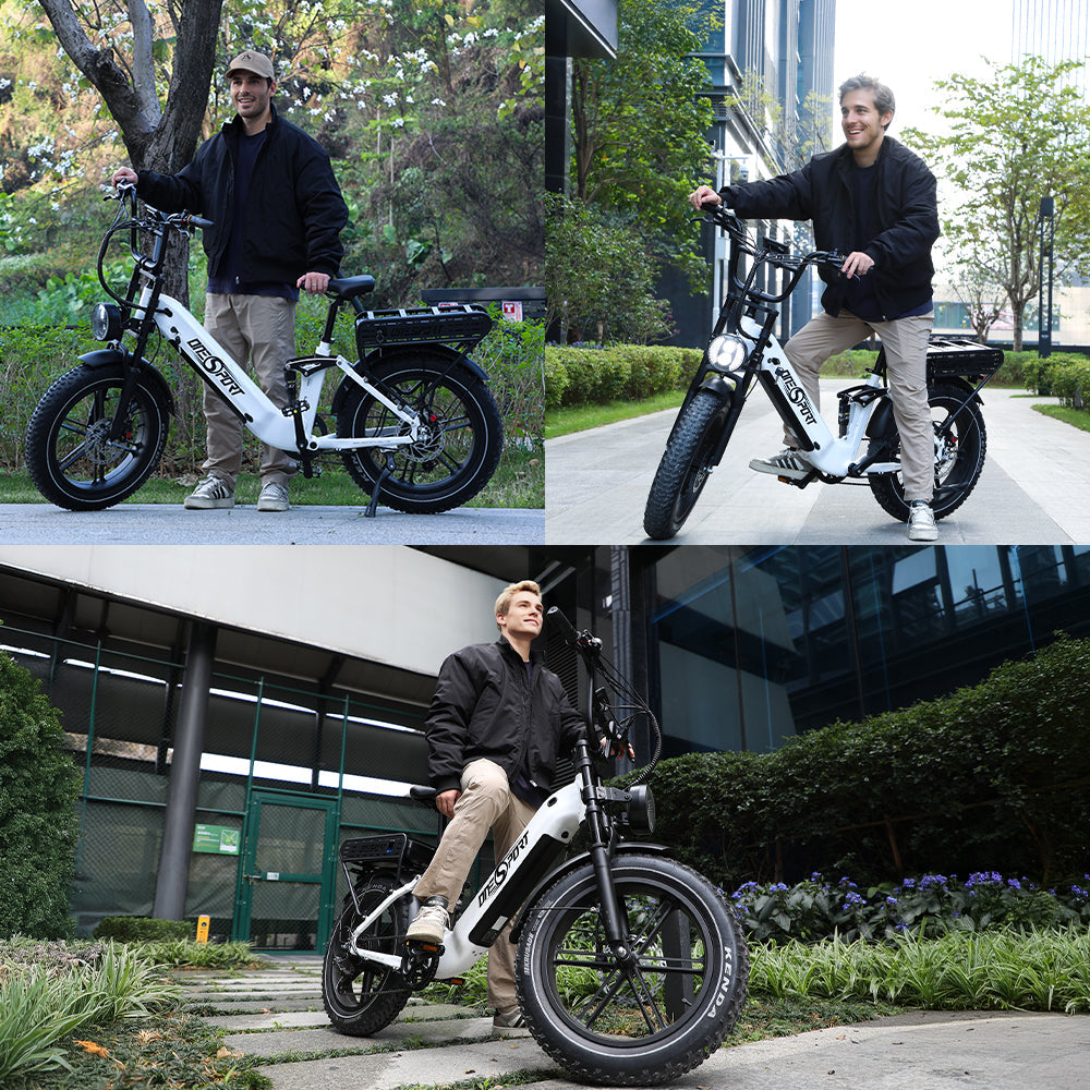 Oneport OT08 Pro pilnas piekares elektriskais velosipēds 18Ah 2x