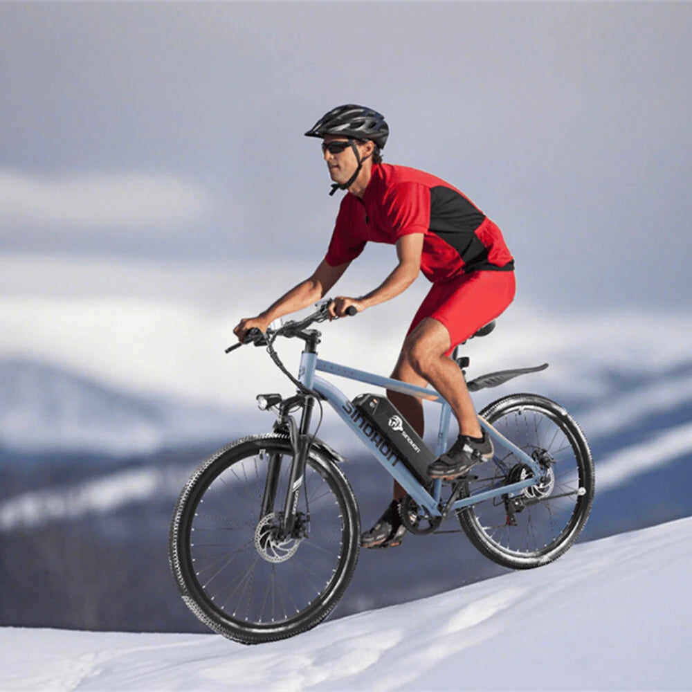 SINOHON EM200D elektriskais velosipēds 36V 10.4AH motors 500W