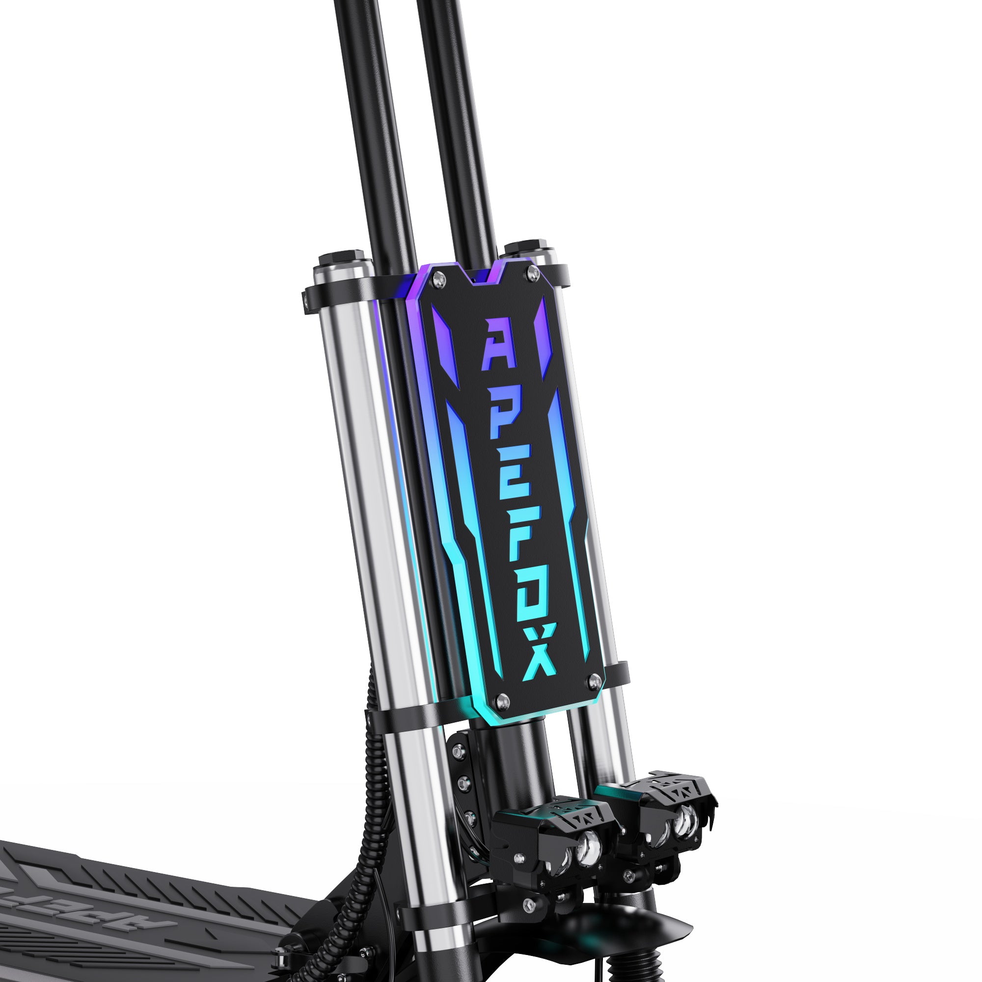 APEFOX T90 elektriskais skrejritenis, 2100W *2 motori, 60V 31,2Ah