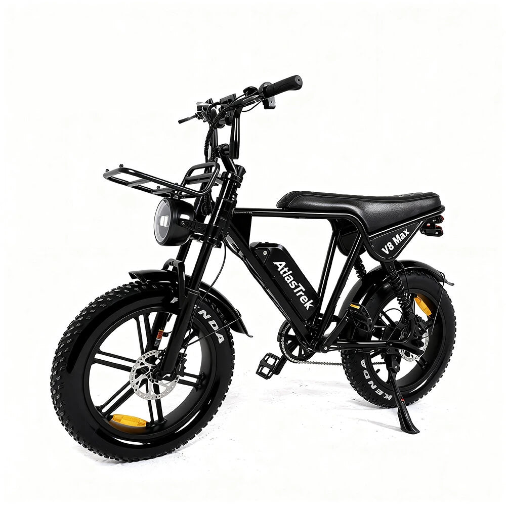 AtlasTrek V8 Max elektriskais velosipēds, 48V, 15Ah, 500W