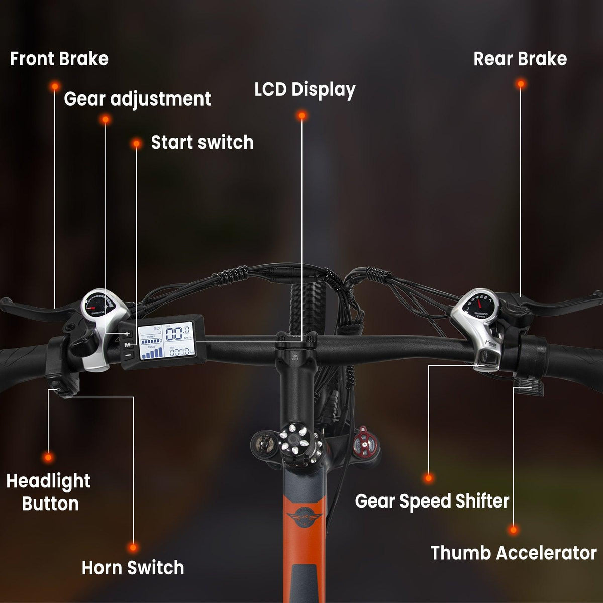 GUNAI GN29 750W 29 collu elektriskais velosipēds