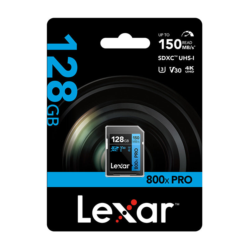 Lexar Professional 800x Pro SDXC 128GB memory card