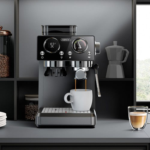 HiBREW H20 kafijas automāts, divkārša karstās un aukstās kafijas pagatavošana, 20 bāri