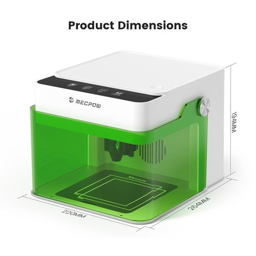 Mecpow M1 lāzergravēšanas mašīna