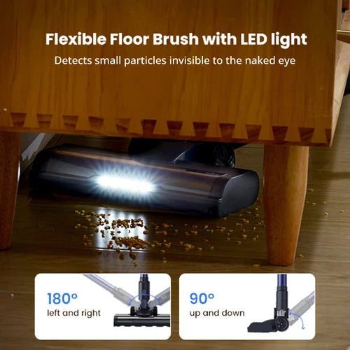 Proscenic P10 Ultra vakuuma slota ar LED gaismu