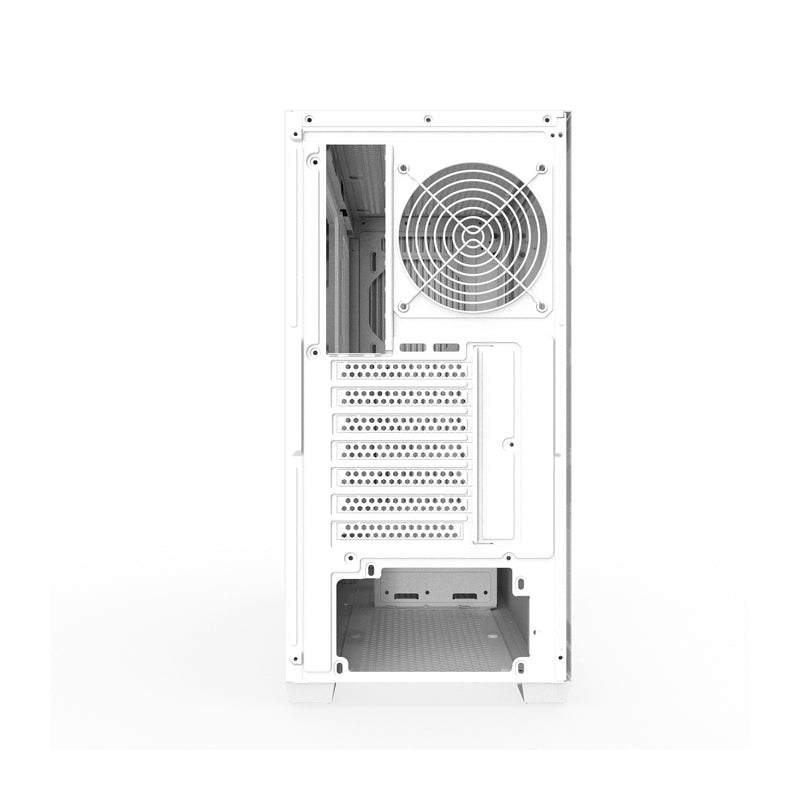 Darkflash DS900WS ATX computer case without fans (White)