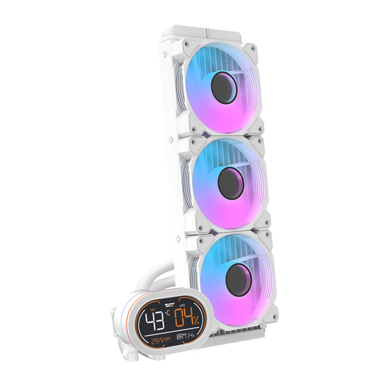 Water cooling for the Darkflash DH360D processor (white)