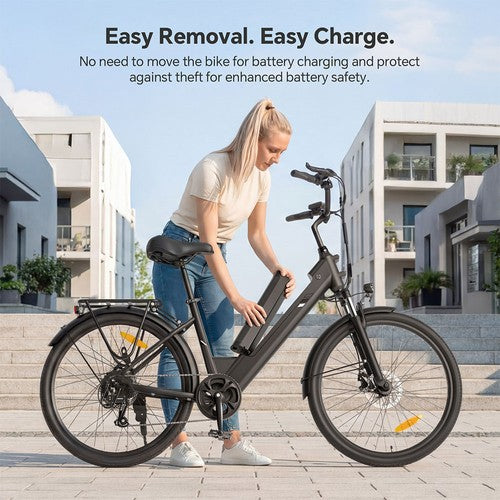 Touroll J2 ST Pro elektriskais velosipēds, 45 Nm griezes moments, 36 V 15,6 Ah