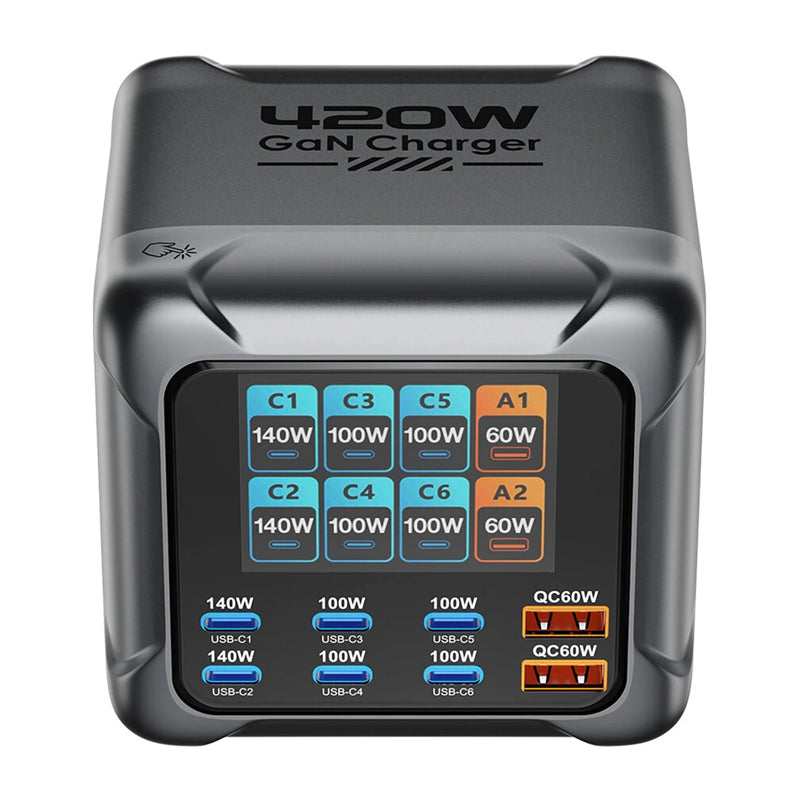 Blitzwolf BW-S33 420W Charger, 8 Ports