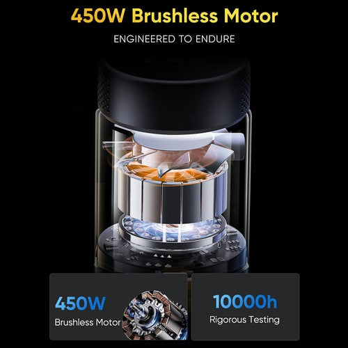 Vactidy V12 bezvadu putekļsūcējs 50000Pa 450W