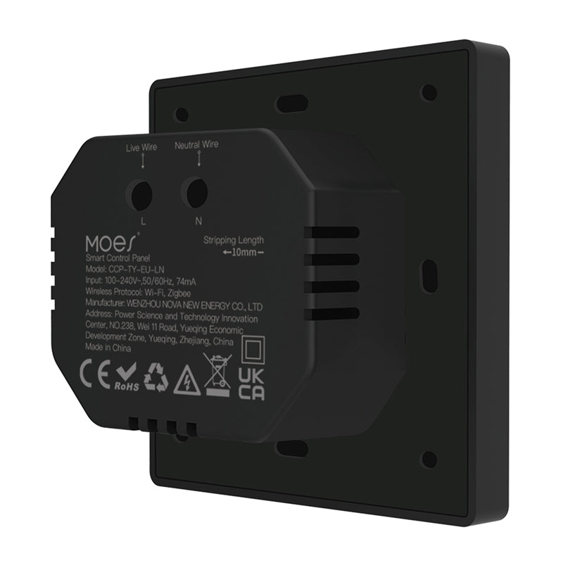 MOES CCP-TY-LN Wi-Fi/ZigBee Control Panel with 4
