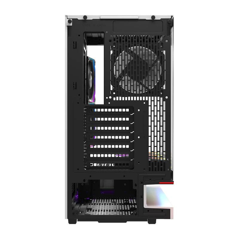 DarkFlash F1 ATX Computer Case + 6 Fans (White)