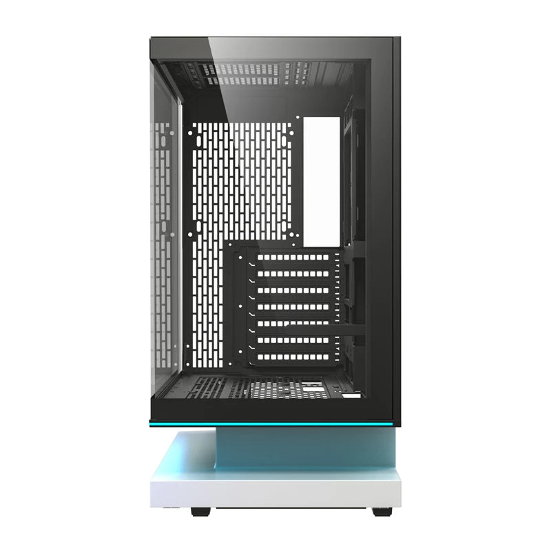 DarkFlash F1 ATX Computer Case + 6 Fans (White)