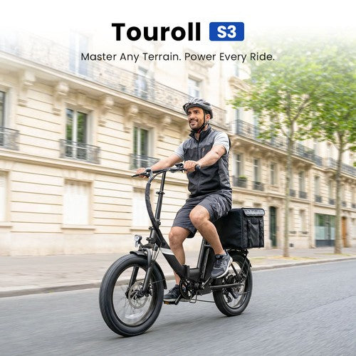 Touroll S3 Elektriskais velosipēds, 250W motors, 36V 13Ah