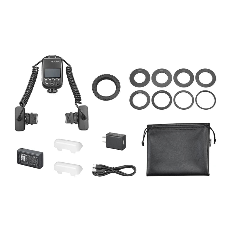 Dual-head macro flash GODOX MF-T76 for Canon