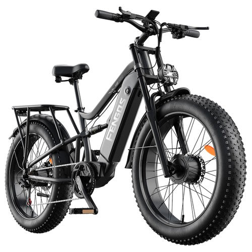 FENGQS H6PRO elektriskais velosipēds 1000W * 2 motori 52V 17.5Ah