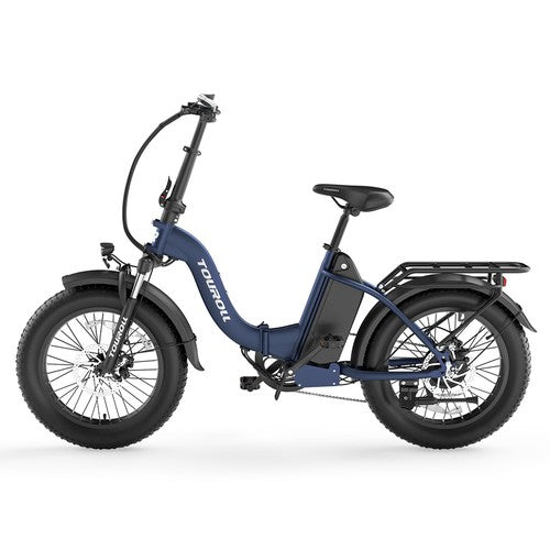 Touroll S2 elektriskais velosipēds, 650 W motors, 48 V, 15 Ah