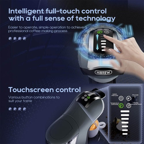 HiBREW H17 4-in-1 kapsulu kafijas automāts, aukstas un karstas kafijas pagatavošana, 20 bāri