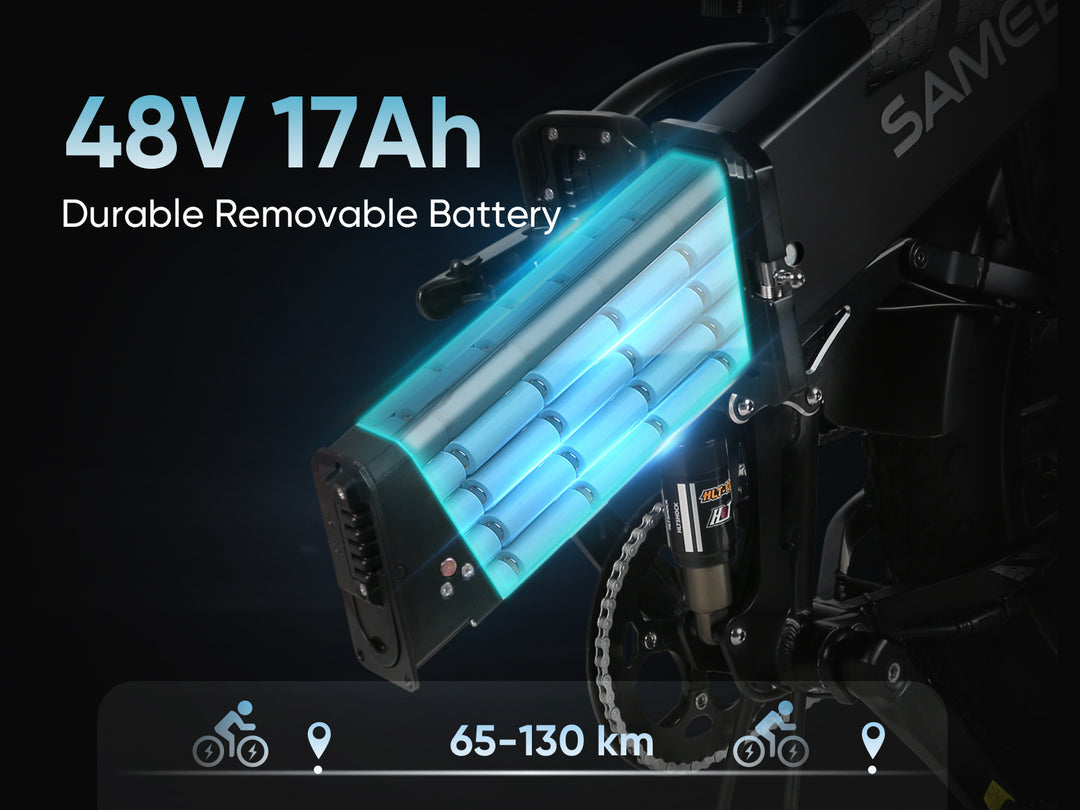 SAMEBIKE RS-A02 Plus elektriskais bezceļu velosipēds ar platām riepām 1200W