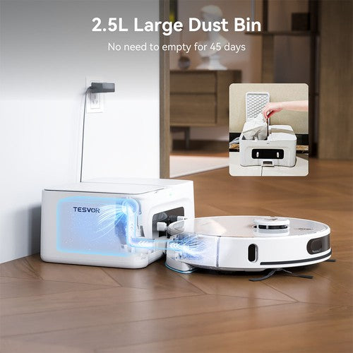 Tesvor S8 Max robotsūcējs ar 8000 Pa sūkšanas jaudu.