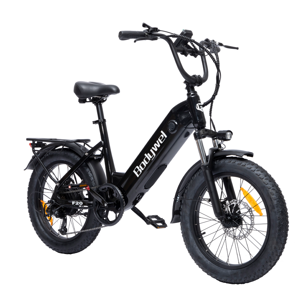 Bodywel F20 elektriskais velosipēds ar platām riepām 500W