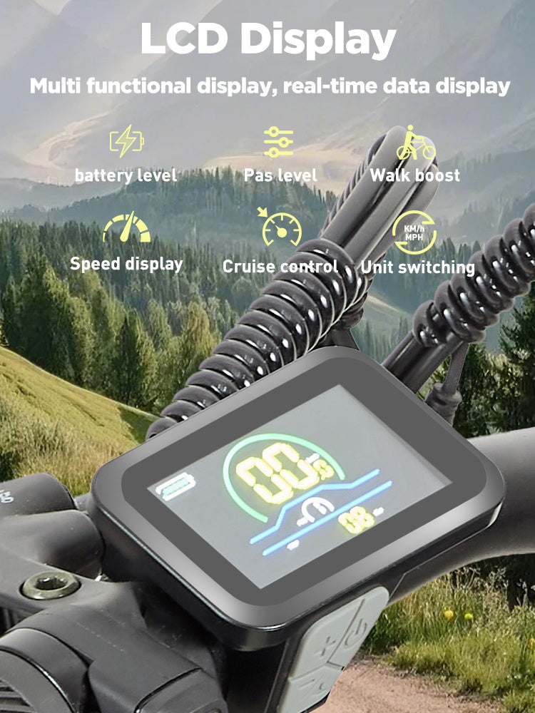 Burchda RX02 elektriskais velosipēds 1000W