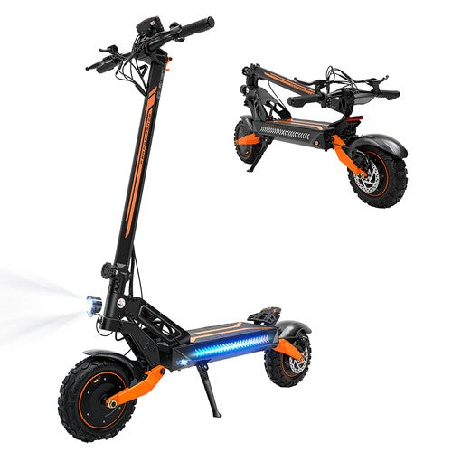 iScooter W12 salokāms elektriskais skrejritenis, 2x1500W motori, 25Ah