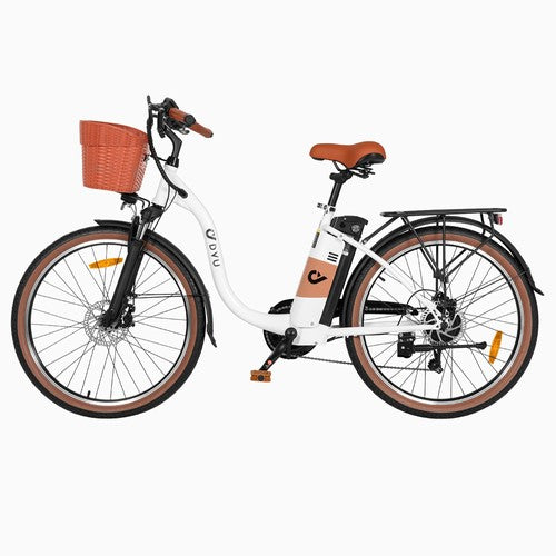 DYU C6 Pro elektriskais velosipēds, 250 W motors, 36 V 15,6 Ah