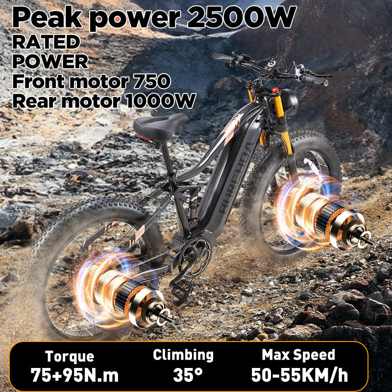 Burchda HC26 elektriskais velosipēds 2500W
