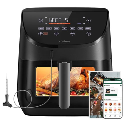 CHEFREE AF500 1700 W 6,5 l gaisa fritieris ar viedo termometru