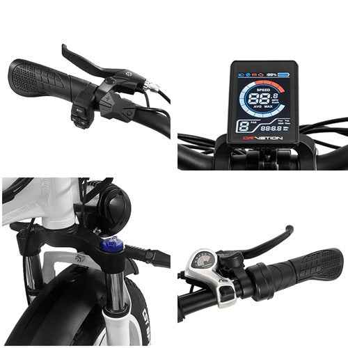 DRVETION CT20 elektriskais velosipēds, 750 W motors, 45 km/h, 48 V 15 Ah „Samsung”