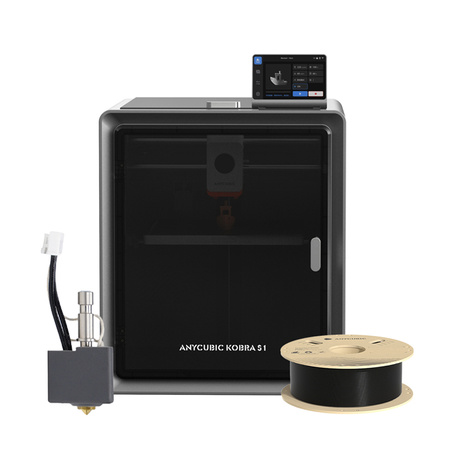 3D printeris Anycubic Kobra S1 Combo + Hotend + Filaments bez maksas