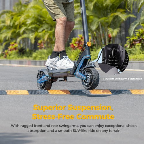 Ausom L2 Elektriskais Skūteris, 2*800W Motors, 48V 15.6Ah