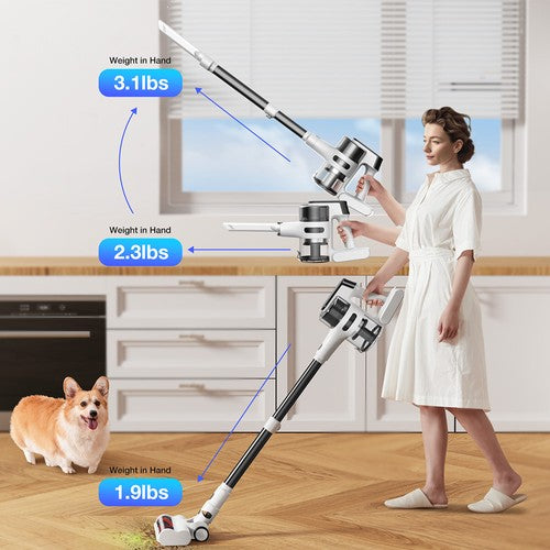 MOOSOO S5 Mate bezvadu putekļsūcējs 20kPa