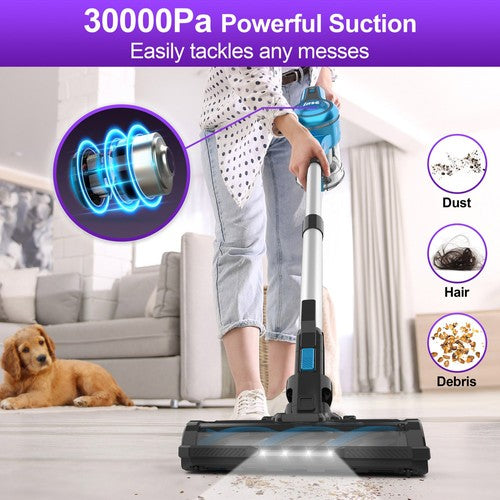 INSE S62 bezvadu putekļu sūcējs, 30 kPa, 300 W
