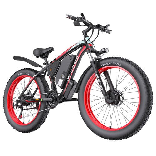 GOGOBEST GF700 elektriskais velosipēds, 2*500W divmotors, 48V 18.2Ah