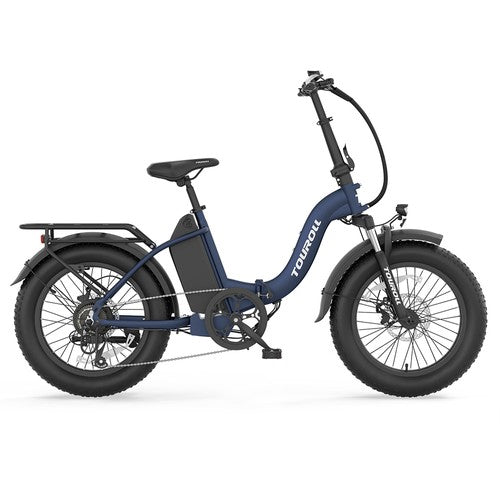 Touroll S2 elektriskais velosipēds, 650 W motors, 48 V, 15 Ah