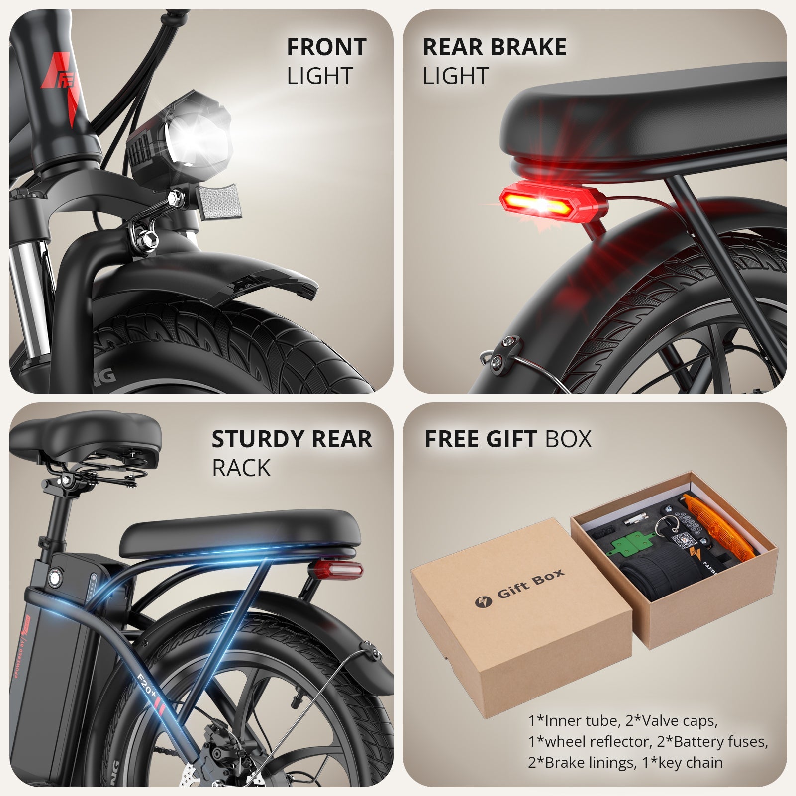 Fafrees F20+ elektriskais velosipēds 20Ah