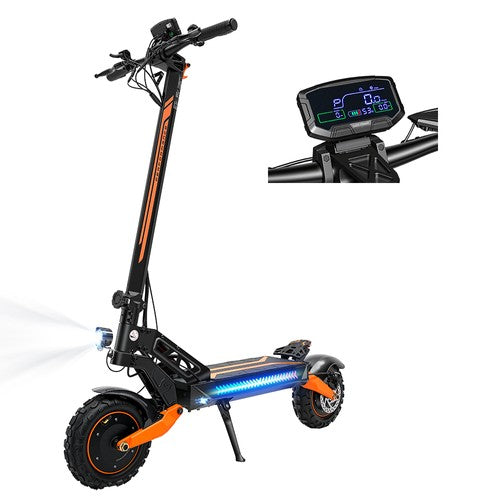 iScooter W12 salokāms elektriskais skrejritenis, 2x1500W motori, 25Ah