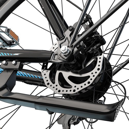 FENGQS Q8 elektriskais velosipēds, 750 W, 50 km/h, hidrauliskās disku bremzes