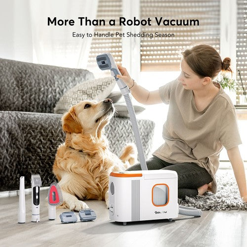 Teendow D20S MAX+ 2in1 robots putekļsūcējs un mājdzīvnieku kopšanas rīks, 6000Pa