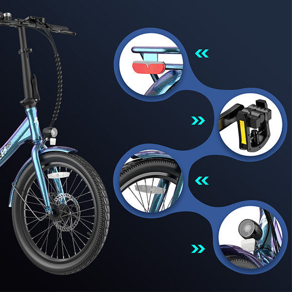 Fafrees F20 ilgstošs elektriskais velosipēds 18.2Ah