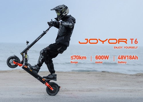 Elektriskais skrejritenis Joyor T6, 600W motors, 48V 18Ah