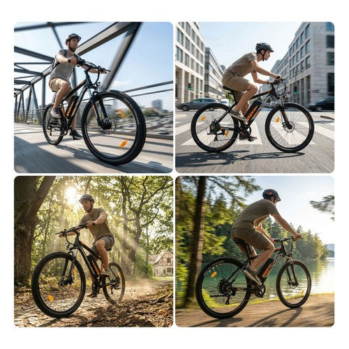 Touroll U2 Pro elektriskais velosipēds, 750W motors, 48V 15Ah